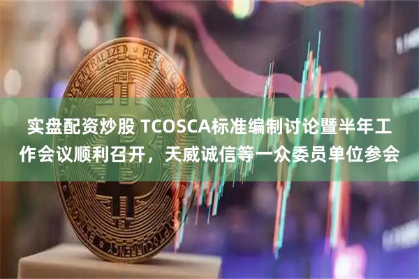 实盘配资炒股 TCOSCA标准编制讨论暨半年工作会议顺利召开，天威诚信等一众委员单位参会