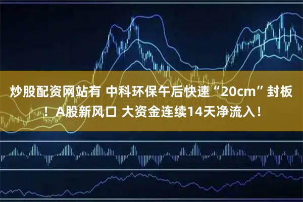 炒股配资网站有 中科环保午后快速“20cm”封板！A股新风口 大资金连续14天净流入！