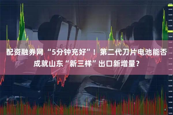 配资融券网 “5分钟充好”！第二代刀片电池能否成就山东“新三样”出口新增量？